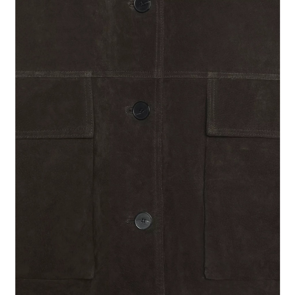 ZARA 100% SUEDE LEATHER JACKET NWT - Picture 15 of 16